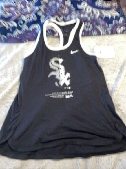 NWT Nike Chicago White Socks Women’s Razor Back Tank Top Official MLB Merch Sm - Picture 1 of 4